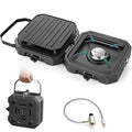 2 Burner Propane Camping Stove with Griddle & Grates D882521