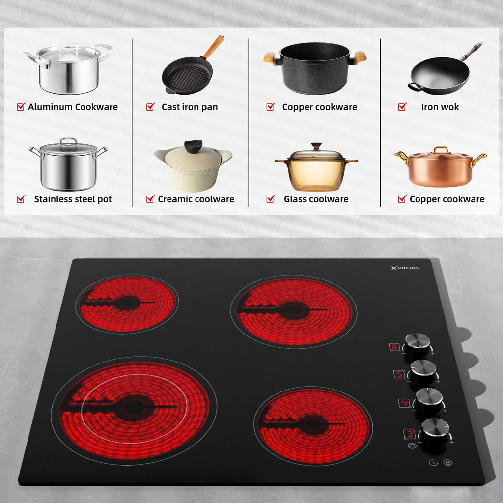 24 Inch 4 Burners Electric Cooktop S571554