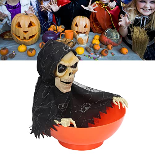 Animated Glowing Skeleton Candy Dish V49321