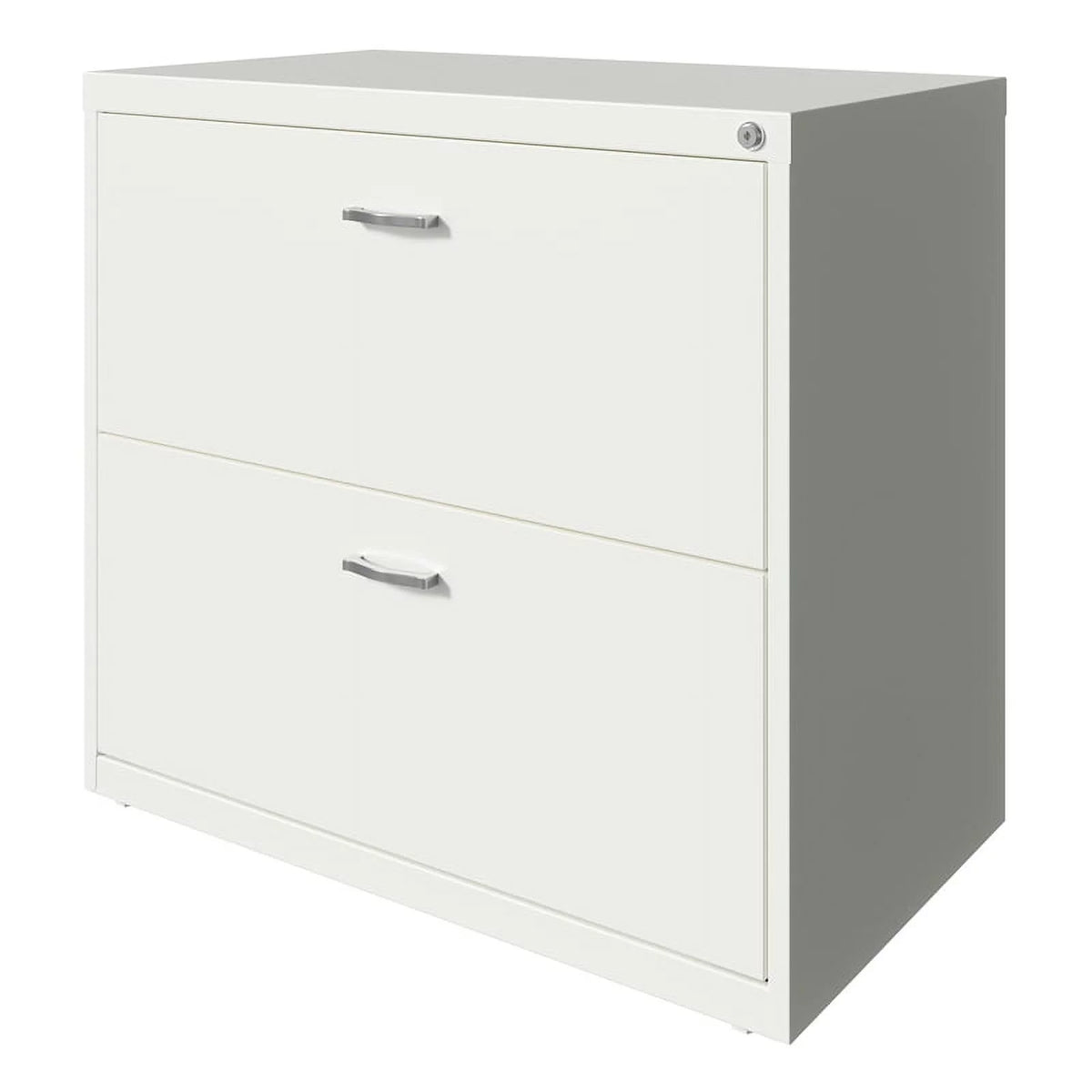 White 2 Drawer Metal Filing Cabinet Set of 2 H717605