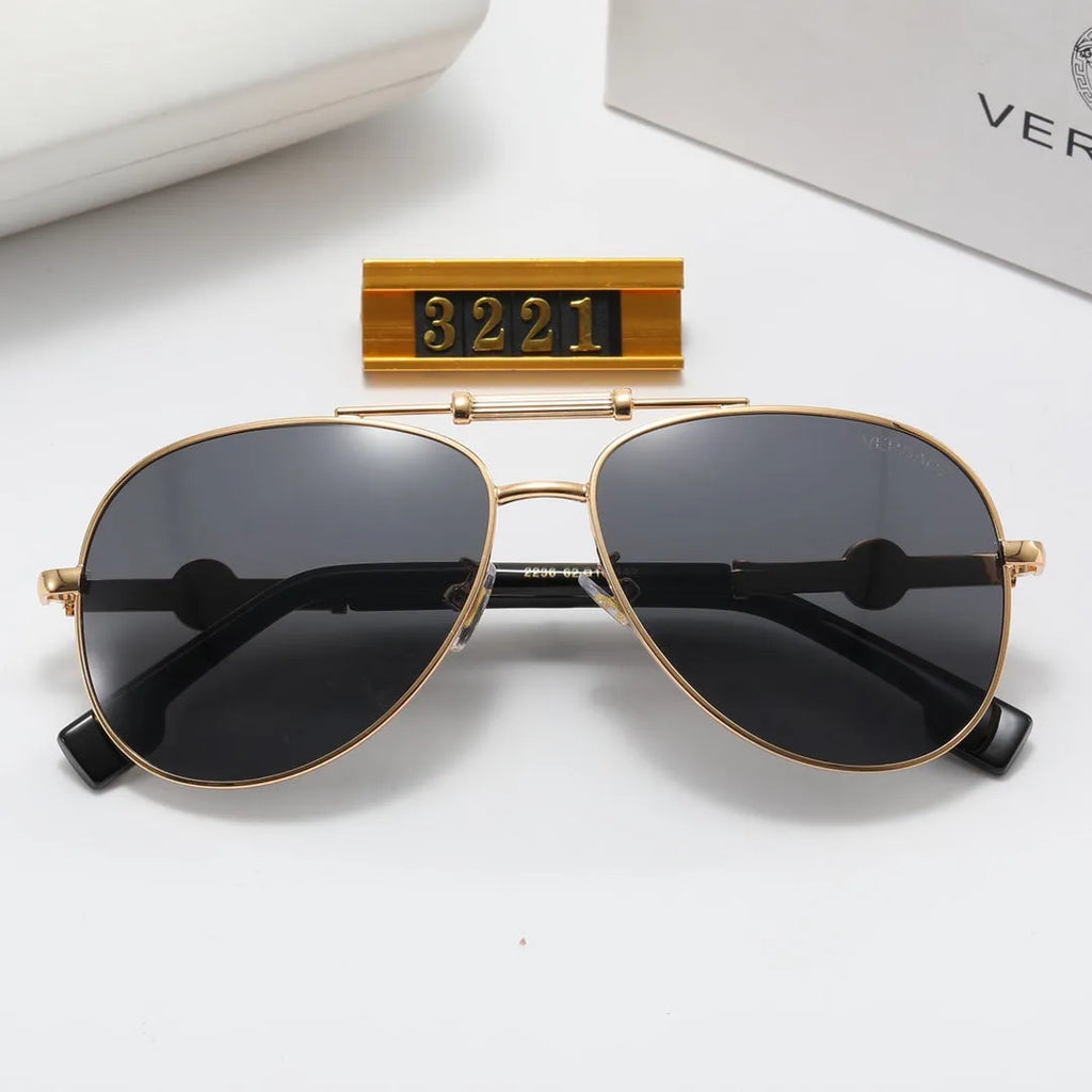 Oval Double Bridge Polarized Sunglasses Q675