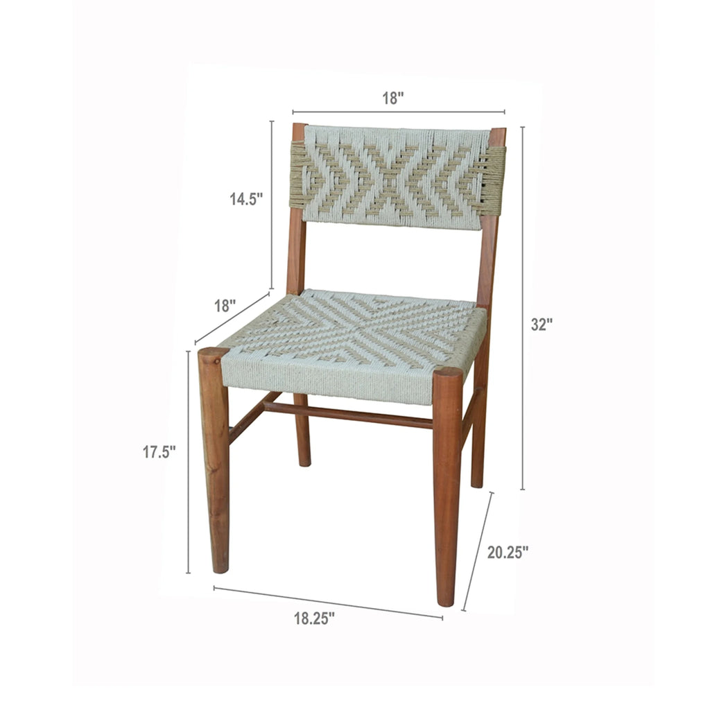 Gray and Brown Weaving Chair P305666