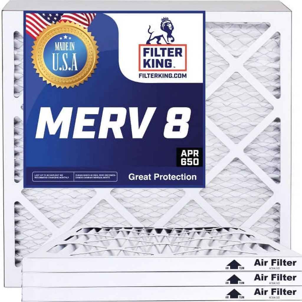 20.5x66x1 MERV 8 Pleated HVAC Air Filter 4-Pack Q99280