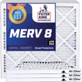 20.5x66x1 MERV 8 Pleated HVAC Air Filter 4-Pack Q99280