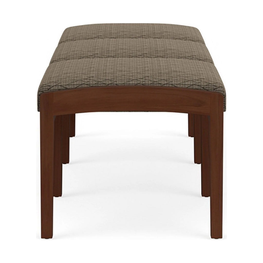 Wood 3-Seat Fabric Reception Bench B92859