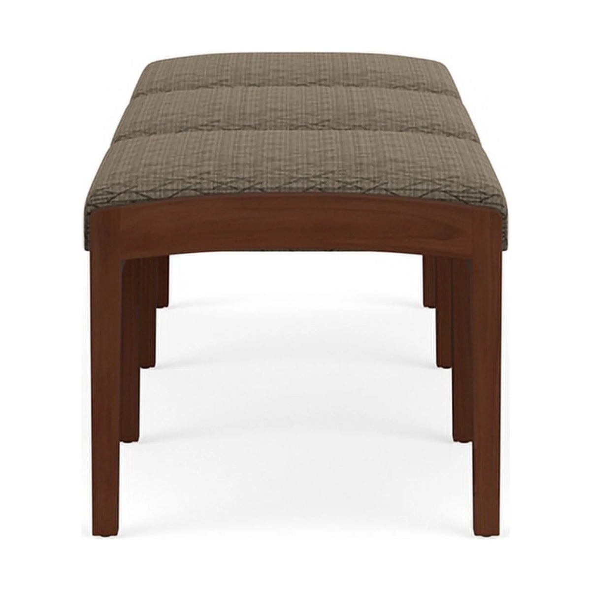 Wood 3-Seat Fabric Reception Bench B92859