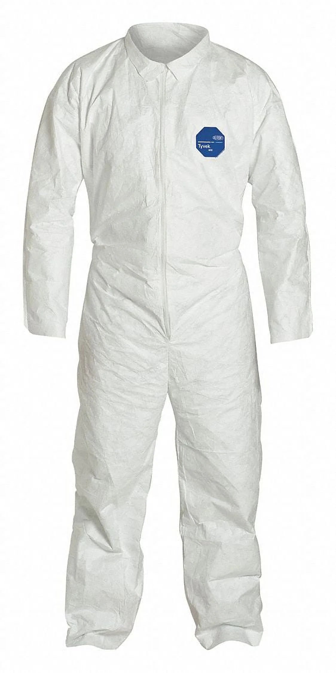 White Collared Coverall J329