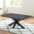 Wood Pedestal Cocktail Table P84832