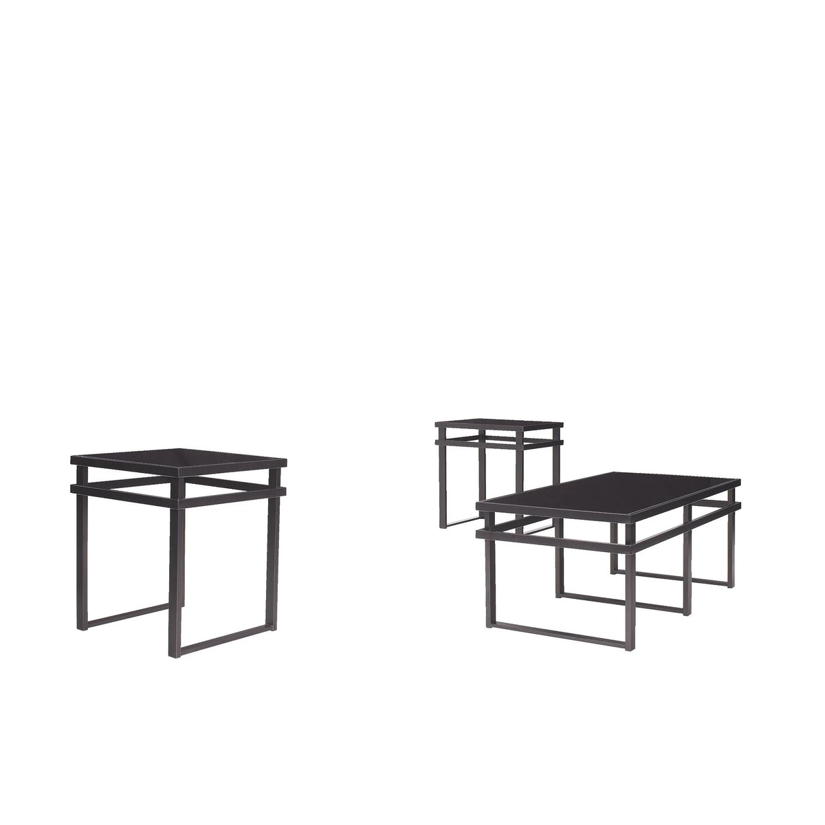 Black Table Set of 3 E935241