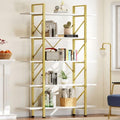5 Tier Gold Bookshelf W669