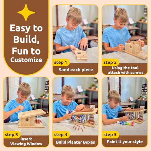 Woodworking Kit DIY Birdhouse T404