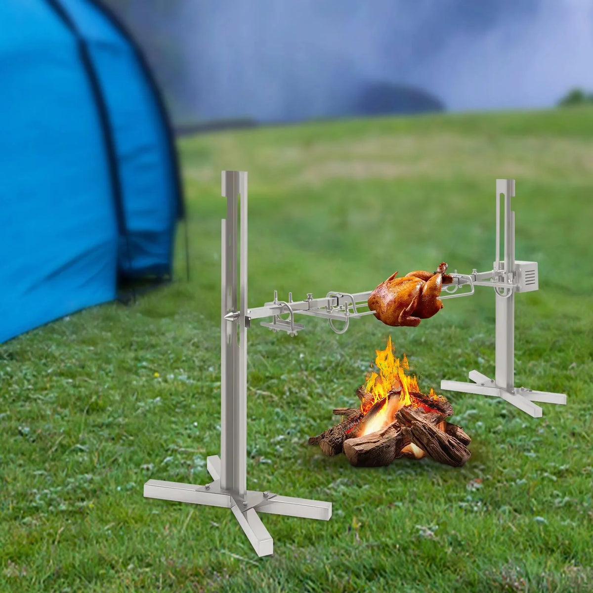 66lbs Large Grill Rotisserie Kit X927