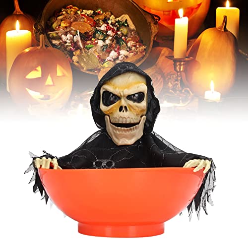 Animated Glowing Skeleton Candy Dish V49321