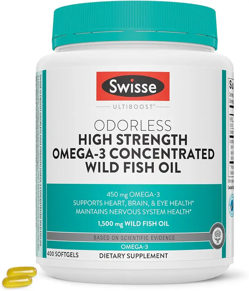 1500 mg Omega 3 Fish Oil Softgels J17636