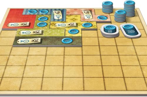 Two-Player Quilting Strategy Board Game N99402