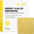 Honey Gauze Dressing 4" x 4", 10 Pcs/Box Medical Bandage Y26763