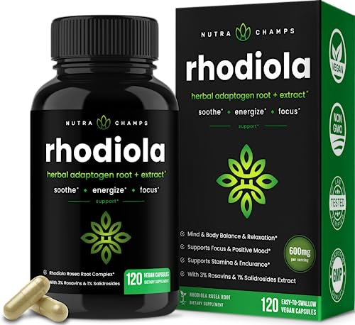 Rhodiola Rosea Extract 300mg Vegan Capsules C2849