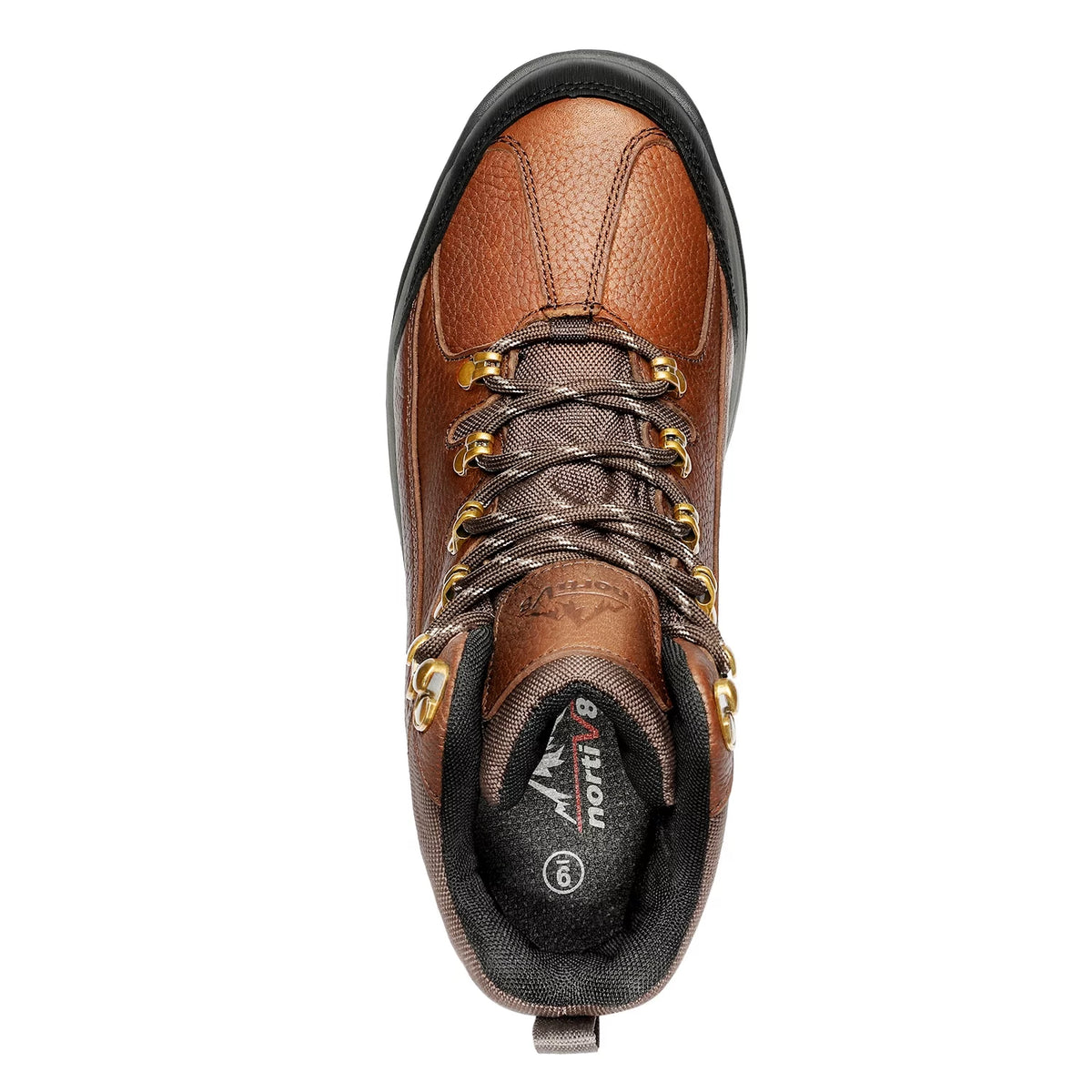 Men's Mid Ankle Leather Waterproof Hiking Boots X16661
