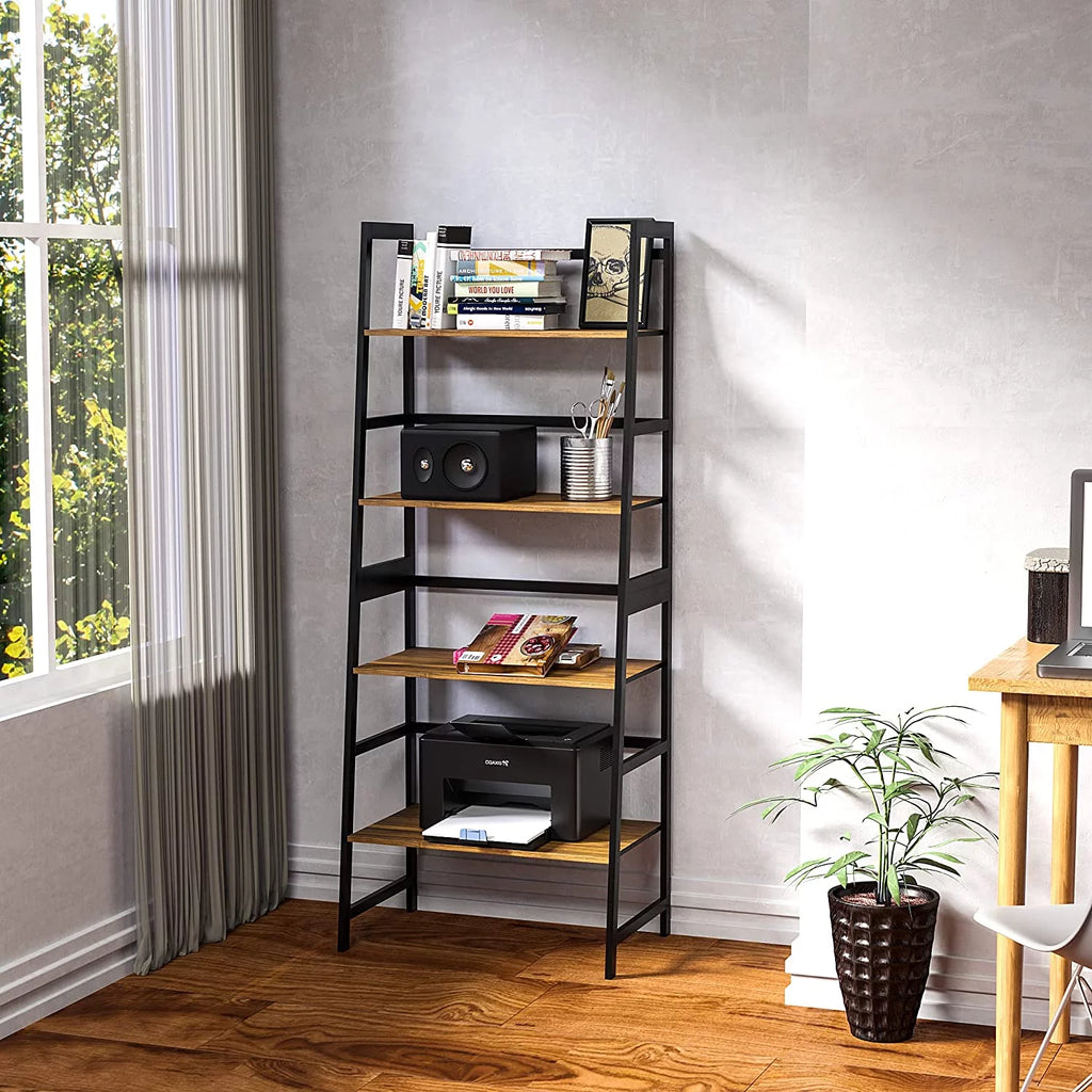 4 Tier Brown Bookshelf D844