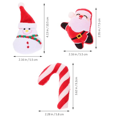 6pcs Christmas Catnip Plush Cat Chew Toy K706