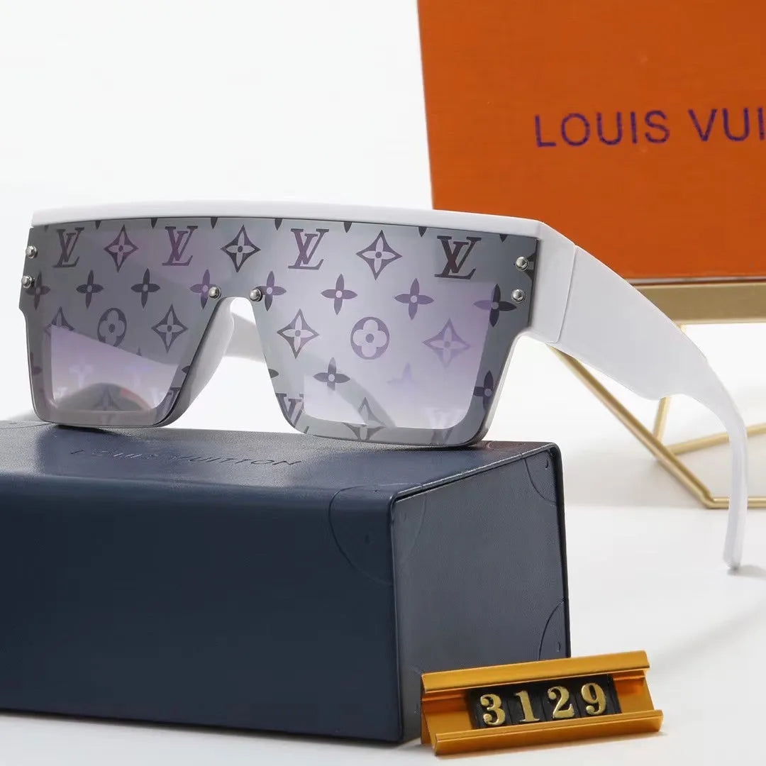 Fashion Four-Leaf Clover Print Lens Sunglasses Q76944