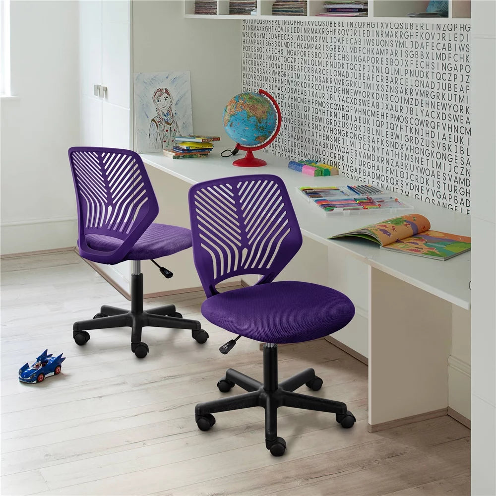 Purple Adjustable Mesh Office Chair B921