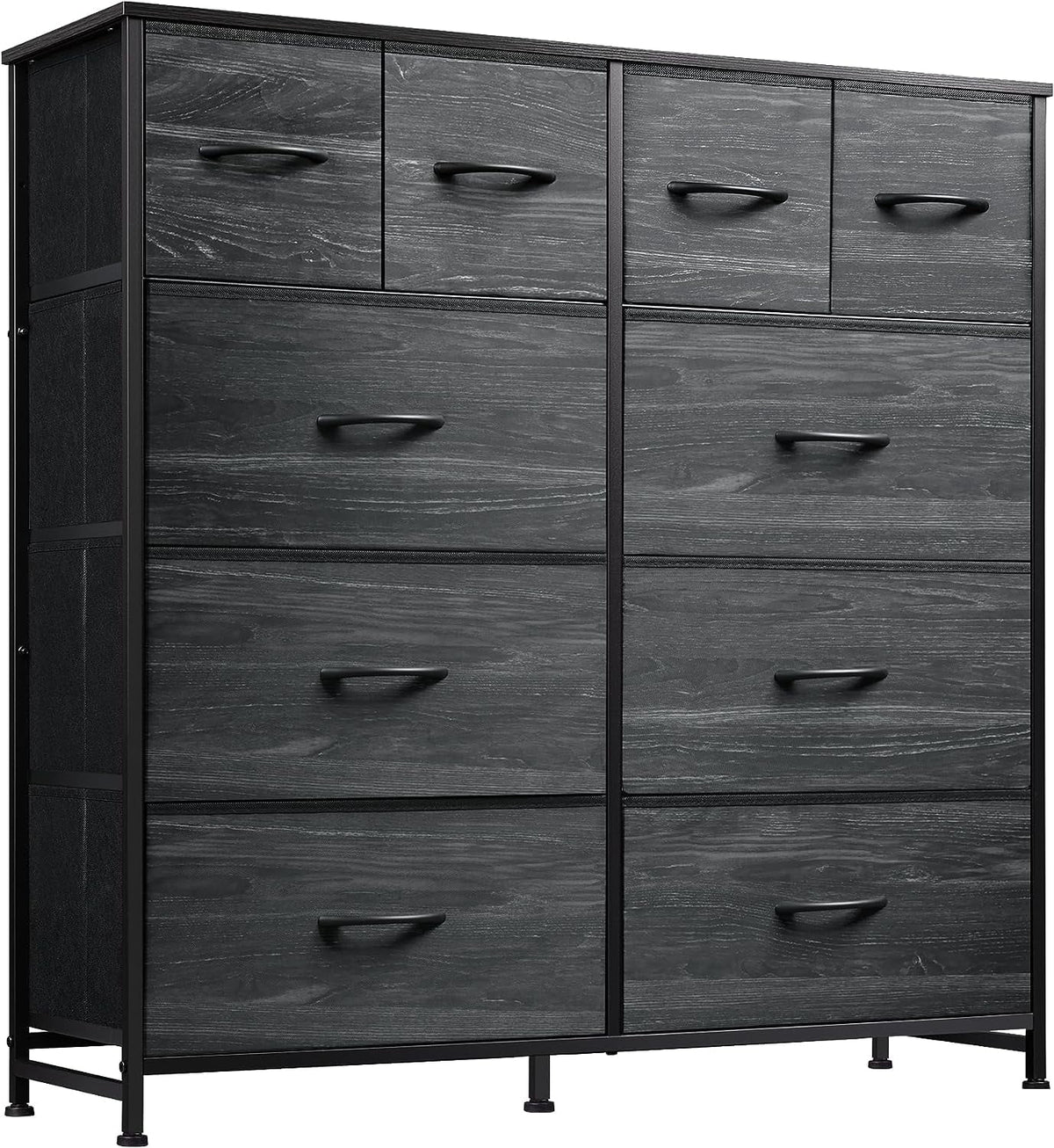 Fabric Dresser with 10 Deep Drawers S48136