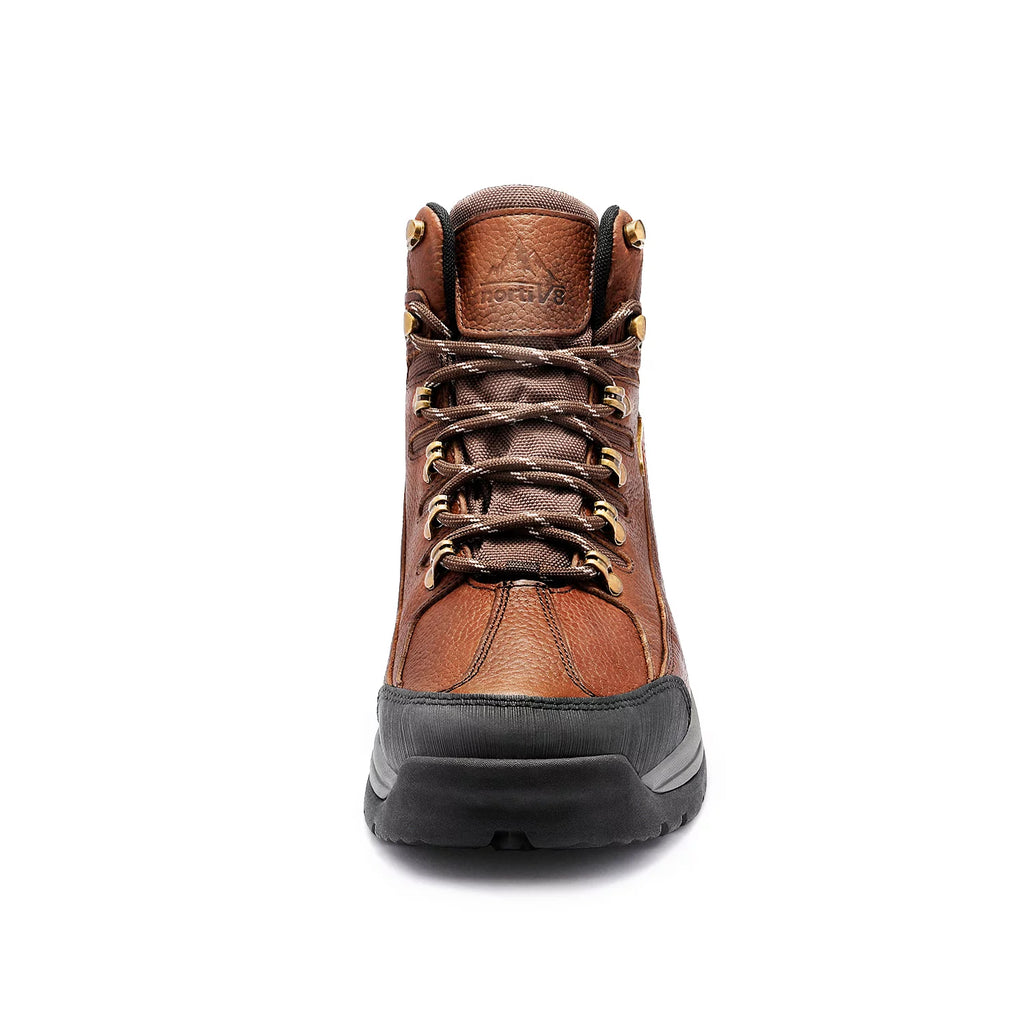 Men's Mid Ankle Leather Waterproof Hiking Boots X16661
