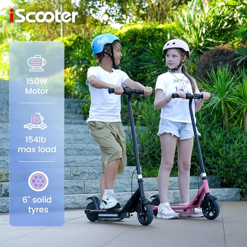 Electric Scooter for Kids Ages 6-12, 150W Motor, Adjustable Heights Q9682