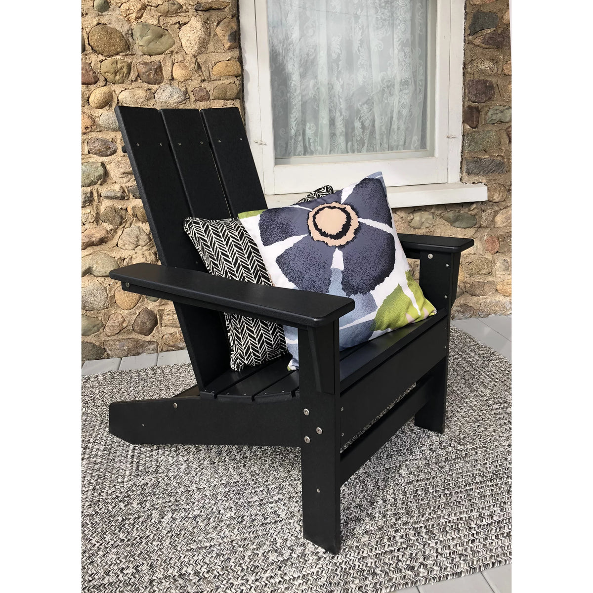 Recycled Plastic Modern Adirondack Chair Y1683