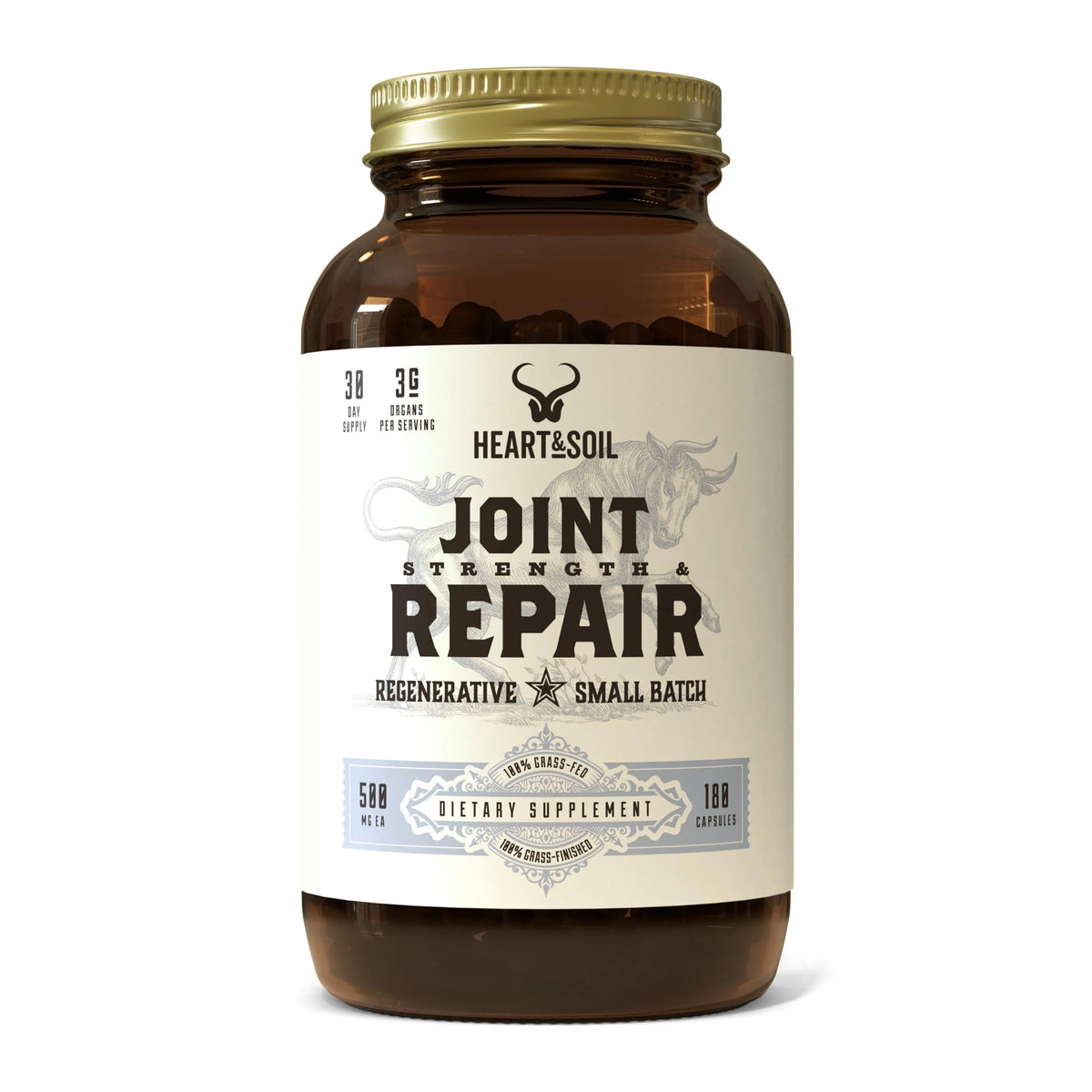 Grass Fed Joint Support Supplement 180 Capsules P665719