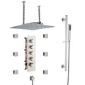16 Inch Thermostatic Rain Shower System with 6 Body Spray B393227