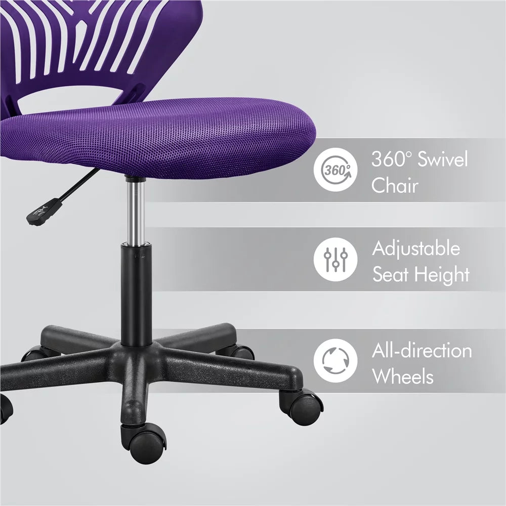 Purple Adjustable Mesh Office Chair B921