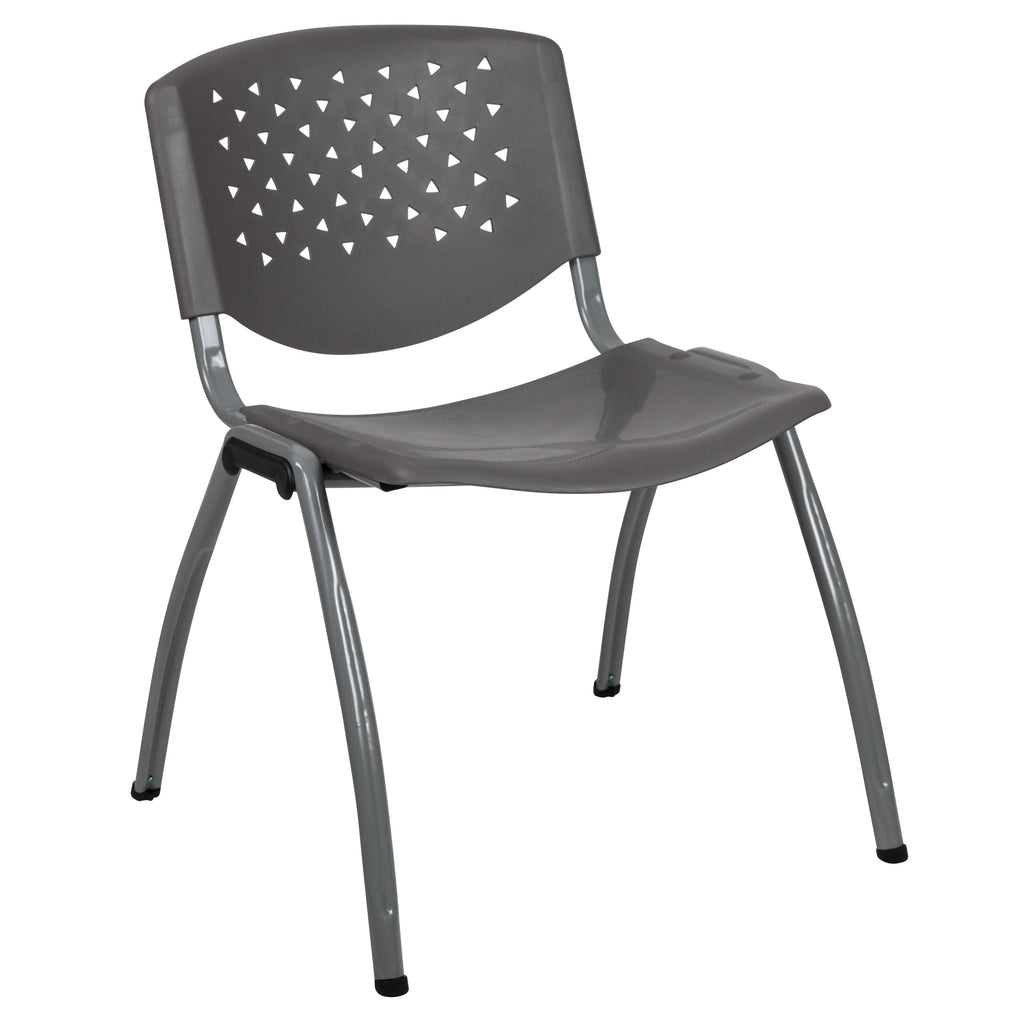 Gray Plastic Stack Chair N99775