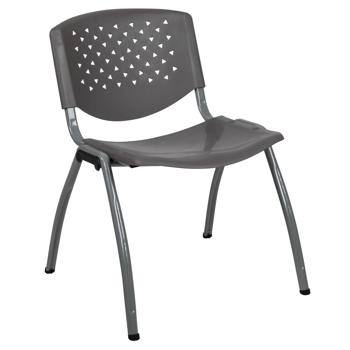 Gray Plastic Stack Chair N99775