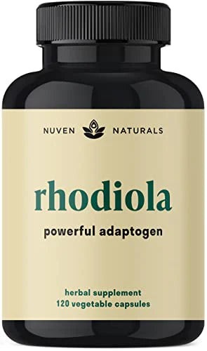 Rhodiola Rosea 600 mg 120 Vegan Capsules J815748
