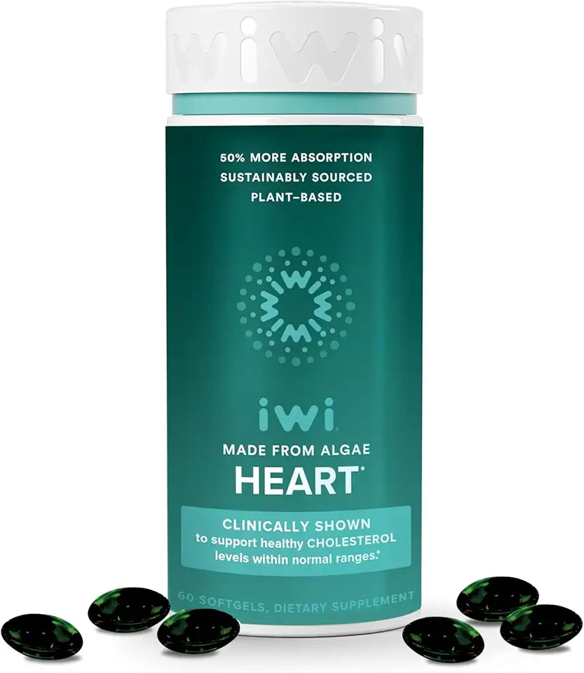 Omega-3 60 Softgels Vegan Plant-Based Dietary Supplement E88845