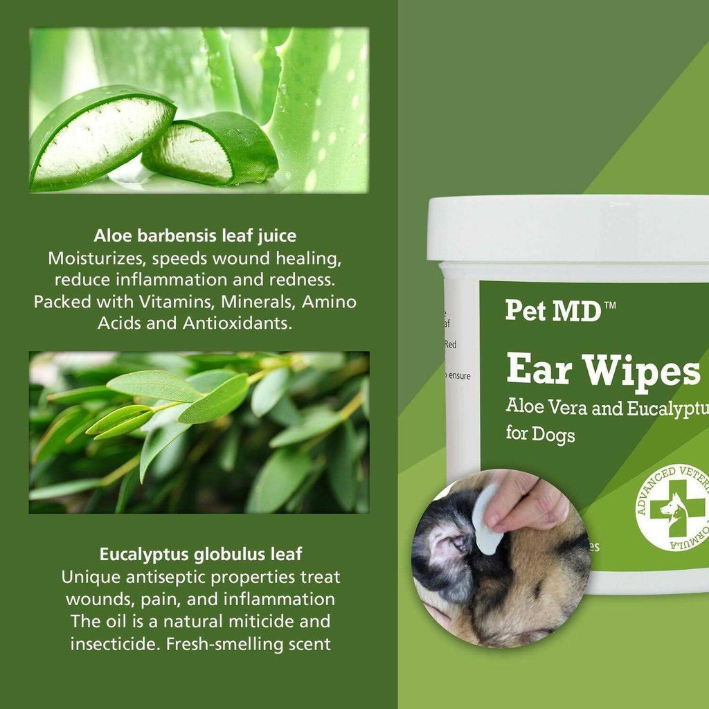 Aloe & Eucalyptus Dog Ear Wipes B3602