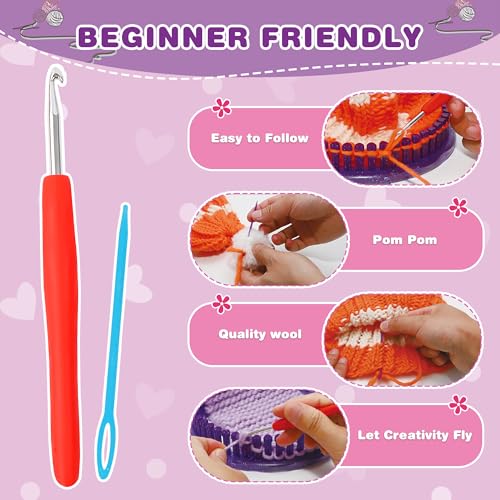 Knit Hat Scarf Knitting Loom Kit G32154