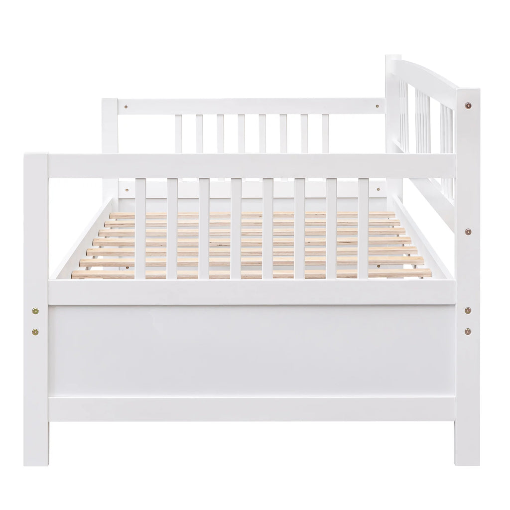 White Twin Size Solid Wood Daybed X114896