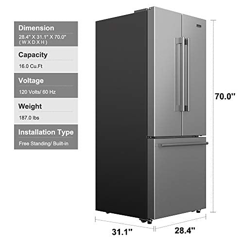French Door Refrigerator with Bottom Freezer I39151