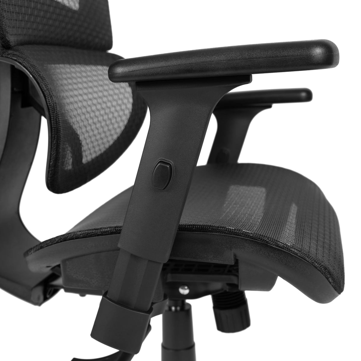 Ergonomic Mesh Office Chair with Lumbar Support in Black R163