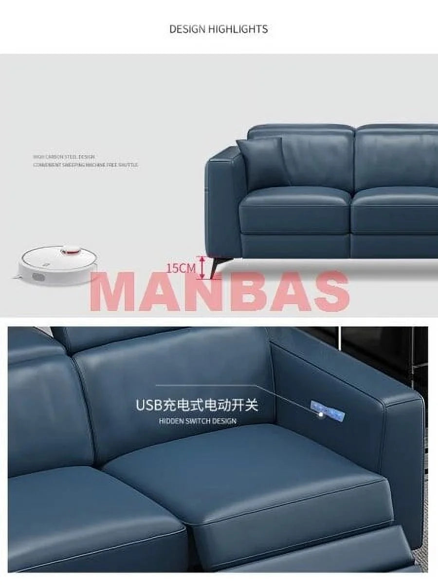 Genuine Leather Reclining Sofa Set C402575