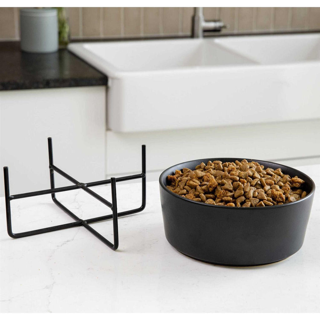 Solid Bowl + Dog Bowl Stand T72907