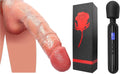 8.7 Inch Realistic Dildo Vibrator Wand Sex Toy Personal Massager Z678