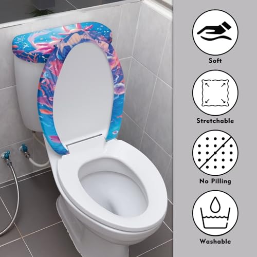 Red Christmas Toilet Seat Cover & Tank Cover Set 2Pcs B78035