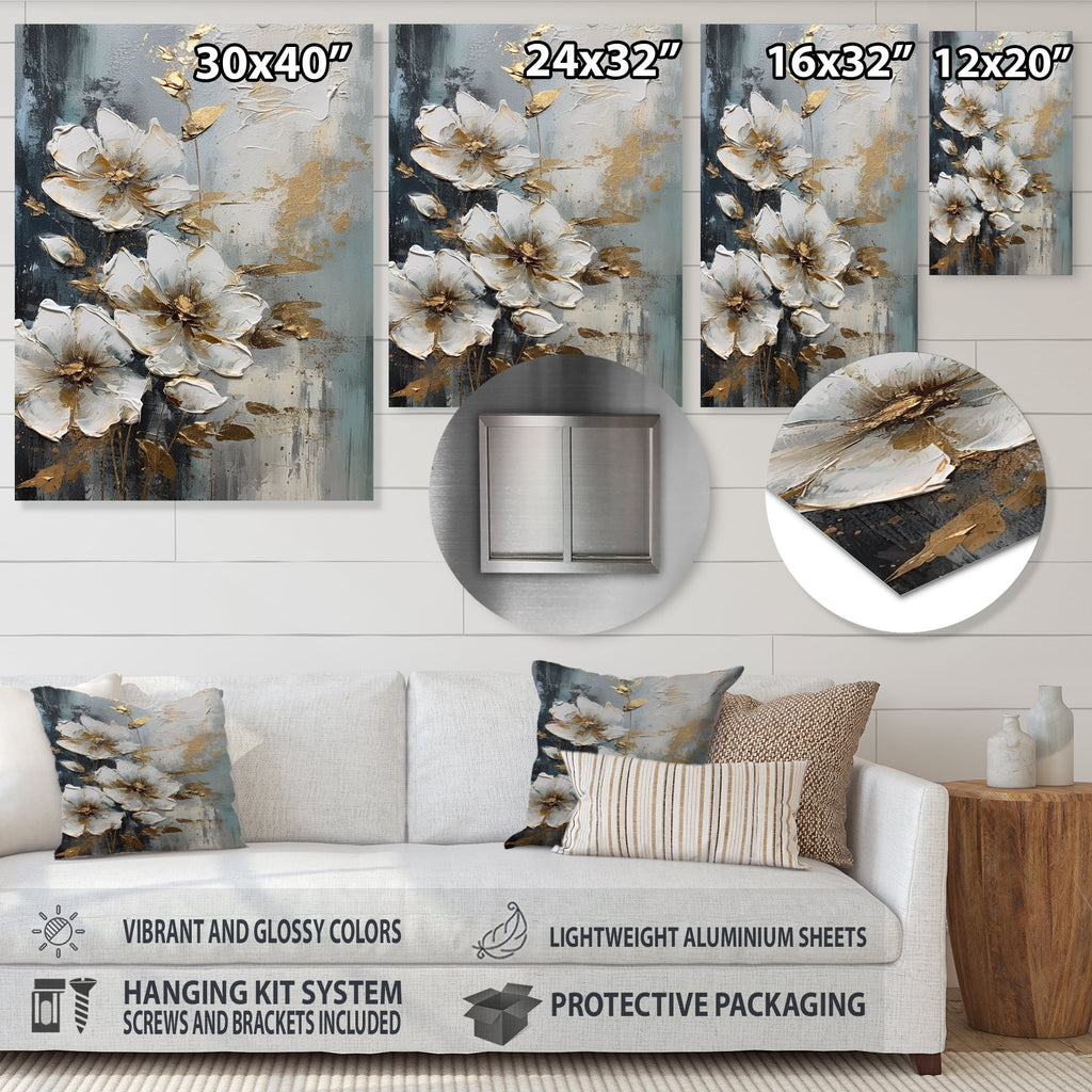 Floral Apple Tree Metal Wall Art Prints L827735