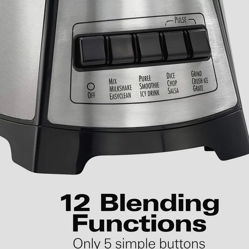 Countertop Blender 12 Functions 40oz Glass Jar Black H639574