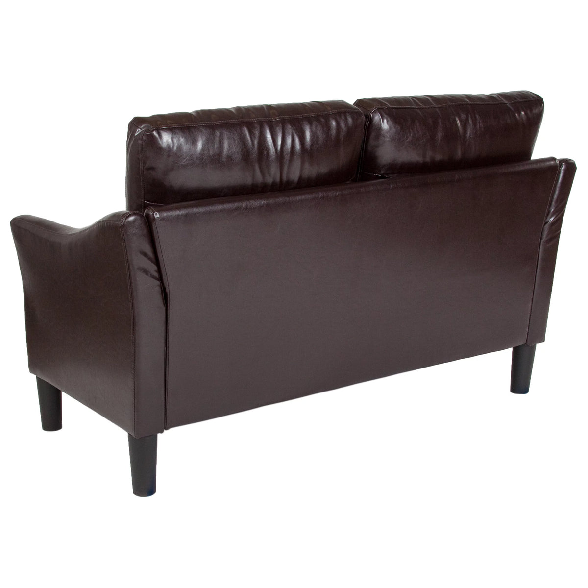 Brown Upholstered Loveseat J2603