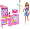 Doll & Cotton Candy Game Booth Playset with 20 Accessories D48028